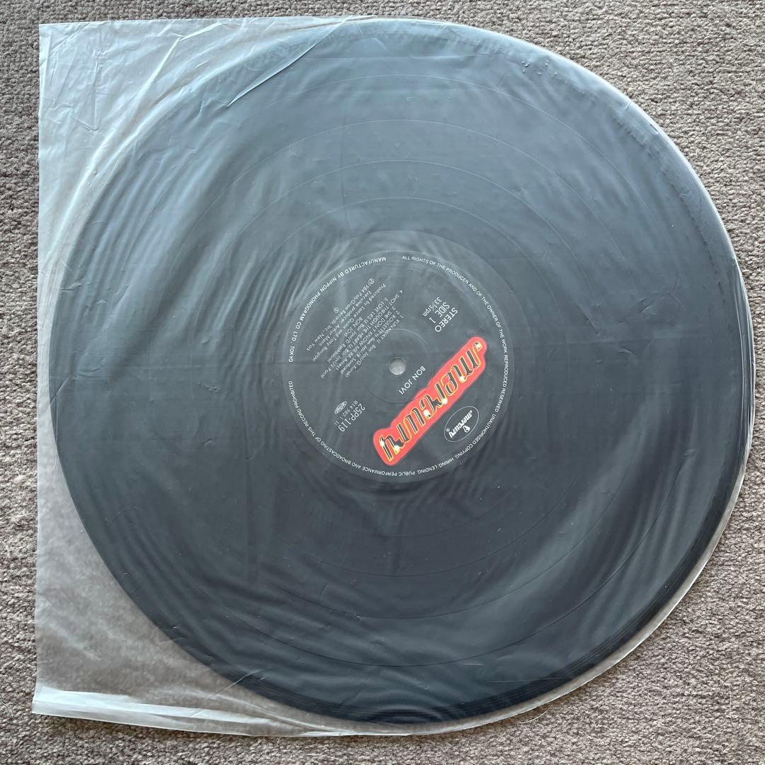 BON JOVI 夜明けのランナウェイ LP レコード