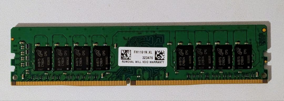 メモリー crucial 16GB DDR4-2133 UDIMM