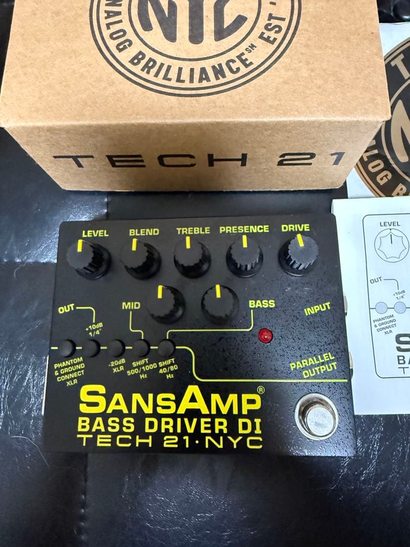 【超美品】Tech 21 SansAmp Bass D DI