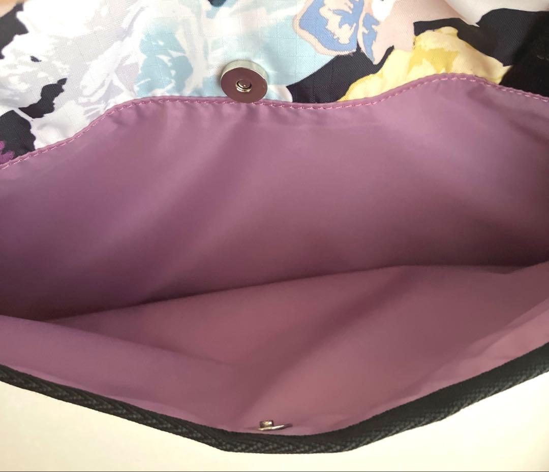 美品　LESPORTSAC レスポート　花柄ボストンバック　旅行　タブレット入れ