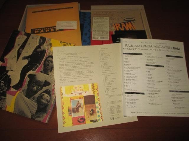 paul mccartney ram (RARE SET!! 送料込）