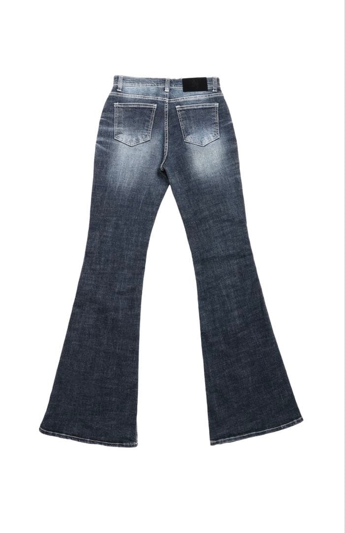 パンツ SYNERJYN CAT WASHING DENIM PANTS L