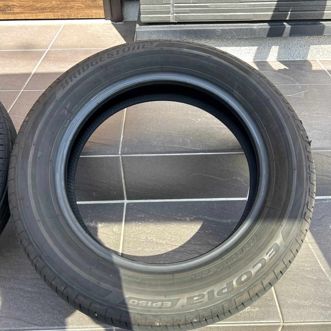 【約3000キロ】155/65R14 ブリヂストン　エコピア　EP150