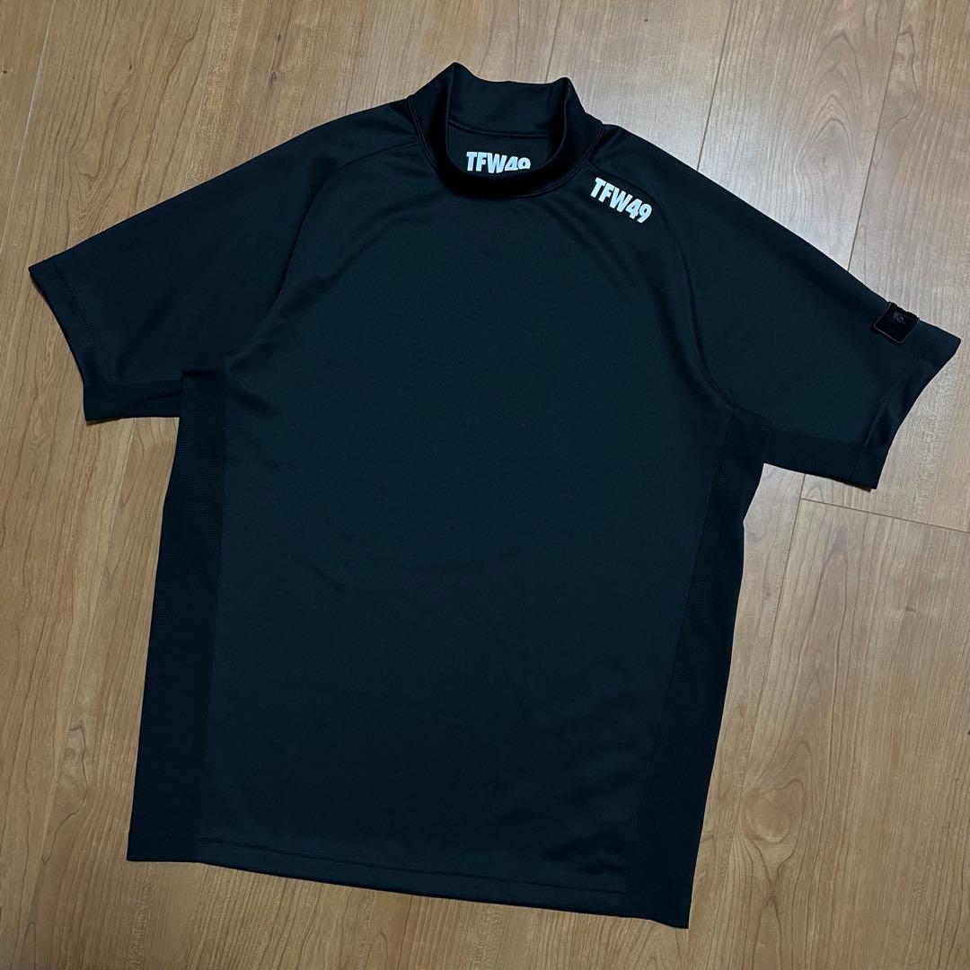 はむたん様　TFW49 モックネック　Tシャツ ブラック　L ゴルフ