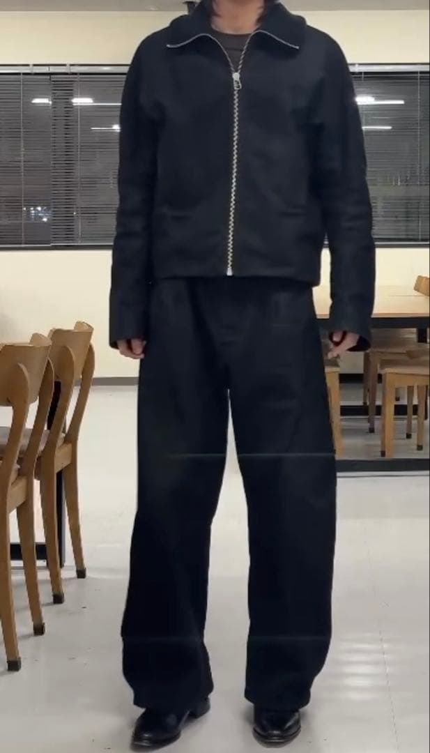 【OMAR AFRIDI】25AW PILOT BLOUSON BLACK 46