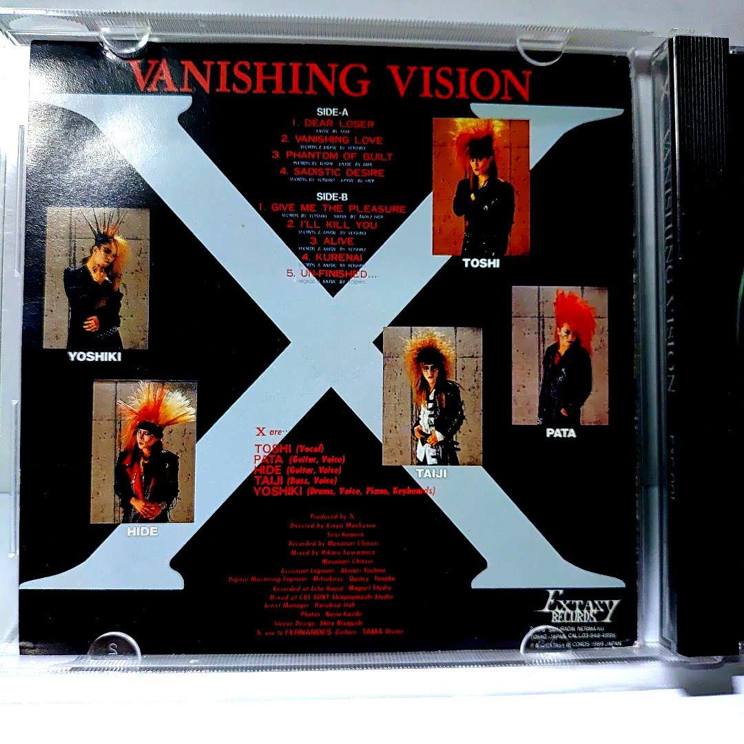 X Vanishing Vision 初回限定版CD Photo Book付き