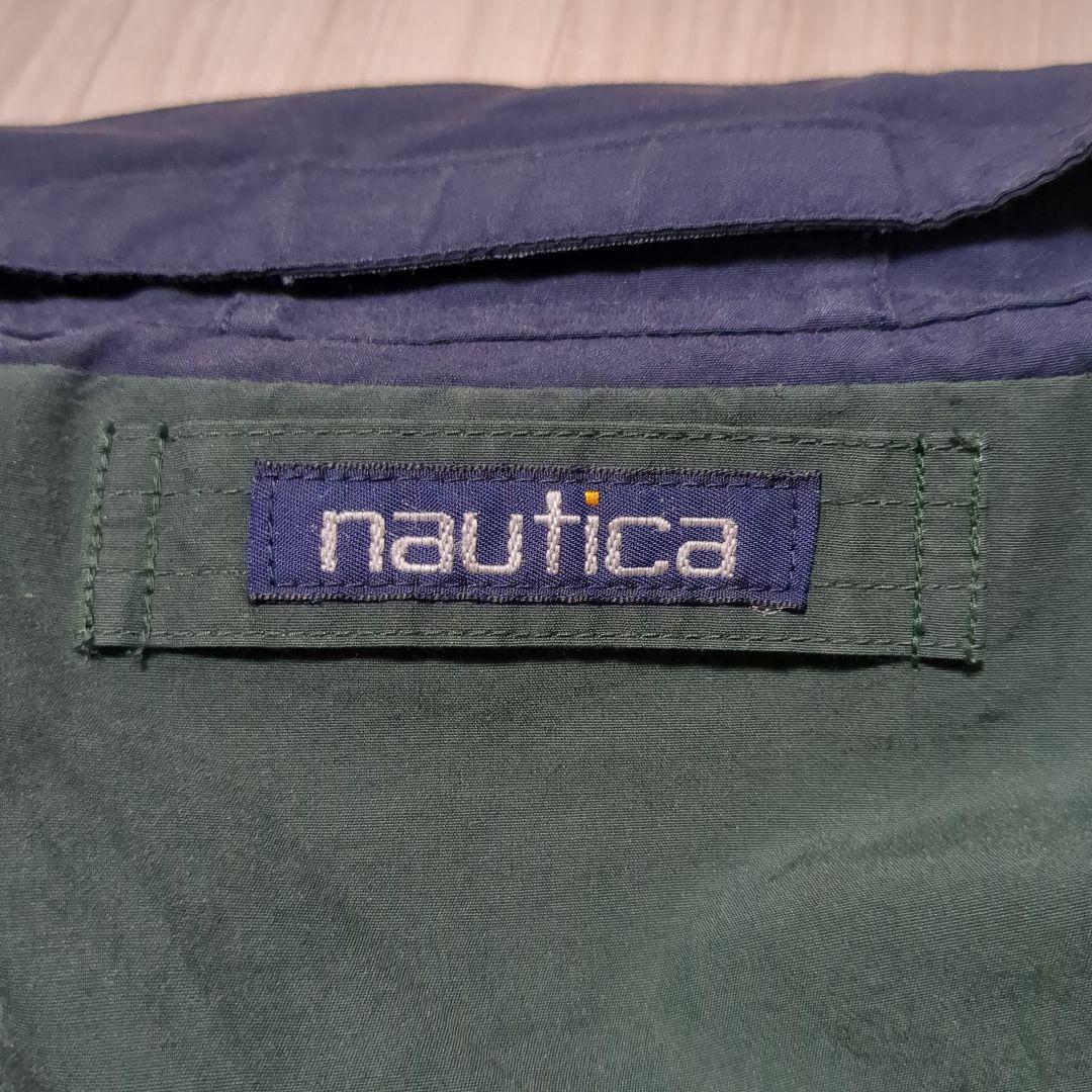ゆーつー nautica リバーシブルジャケット M フード収納可能
