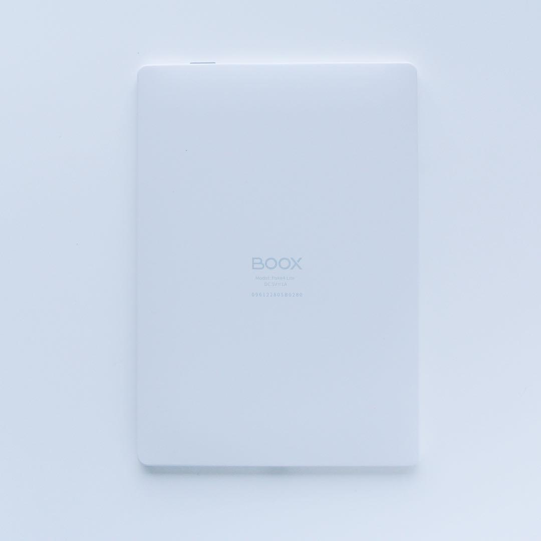 ONYX BOOX Poke4 Lite（Wi-Fiモデル／ホワイト）