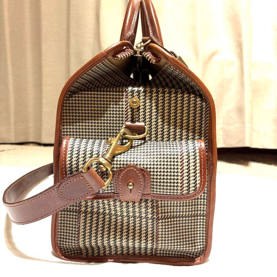 【極希少　美品】ポロラルフローレン　千鳥格子　ボストンバッグ　2way　大容量
