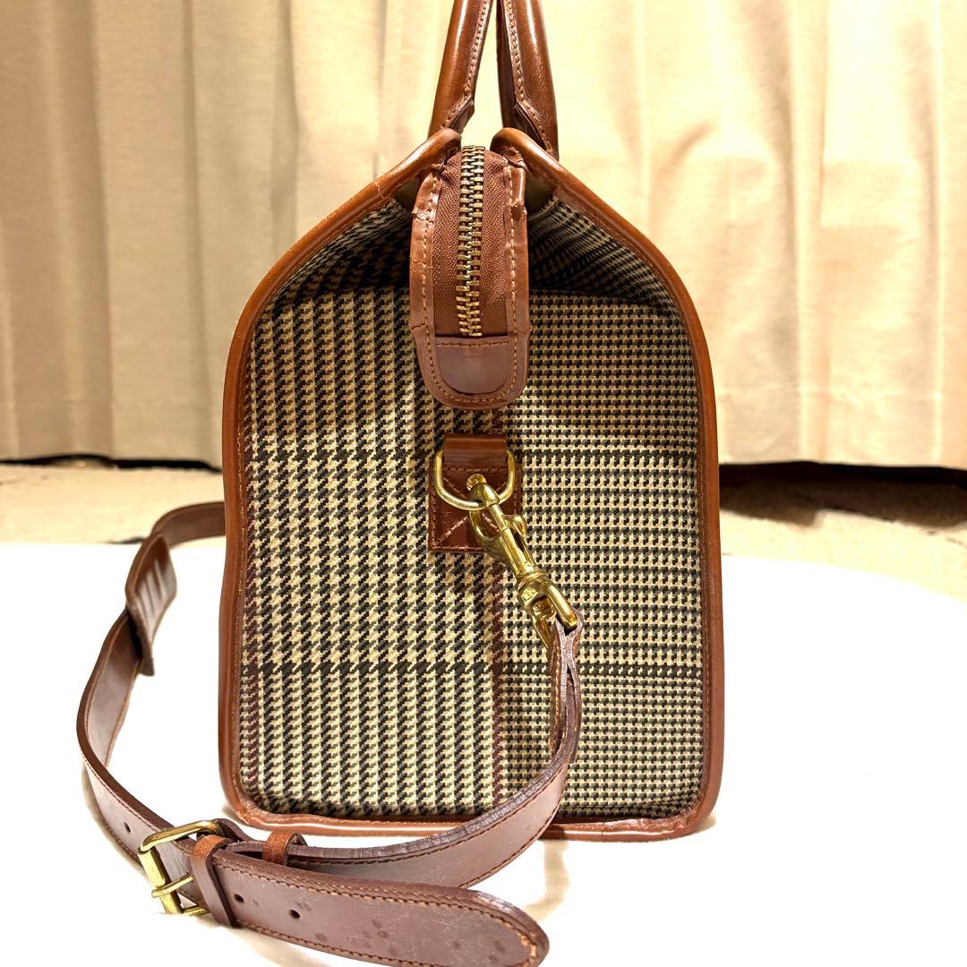 【極希少　美品】ポロラルフローレン　千鳥格子　ボストンバッグ　2way　大容量