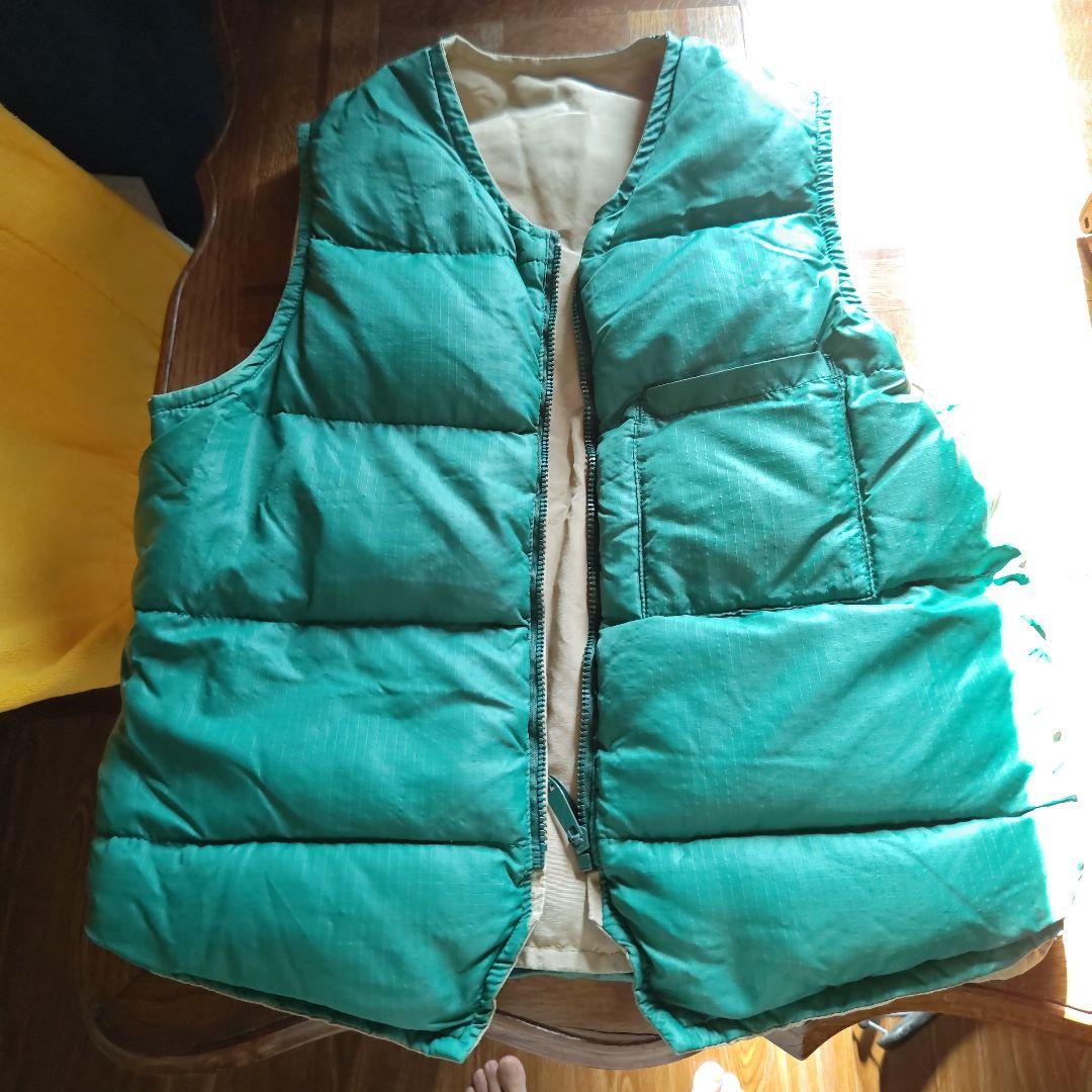 や*ぺ様 ビンテージ 60s 70s eddie bauer ダウンベスト リバ