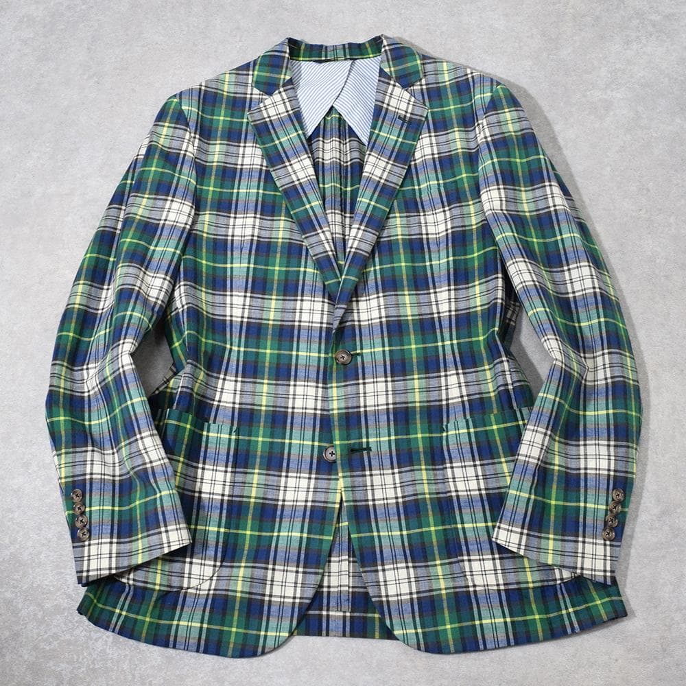 ブルックスブラザーズ REGENT FIT マドラスチェック サマージャケット