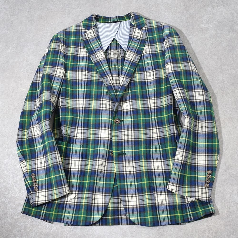 ブルックスブラザーズ REGENT FIT マドラスチェック サマージャケット