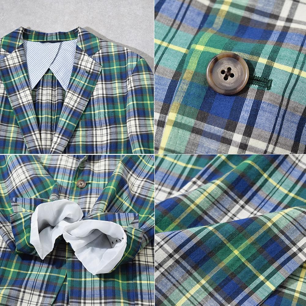 ブルックスブラザーズ REGENT FIT マドラスチェック サマージャケット