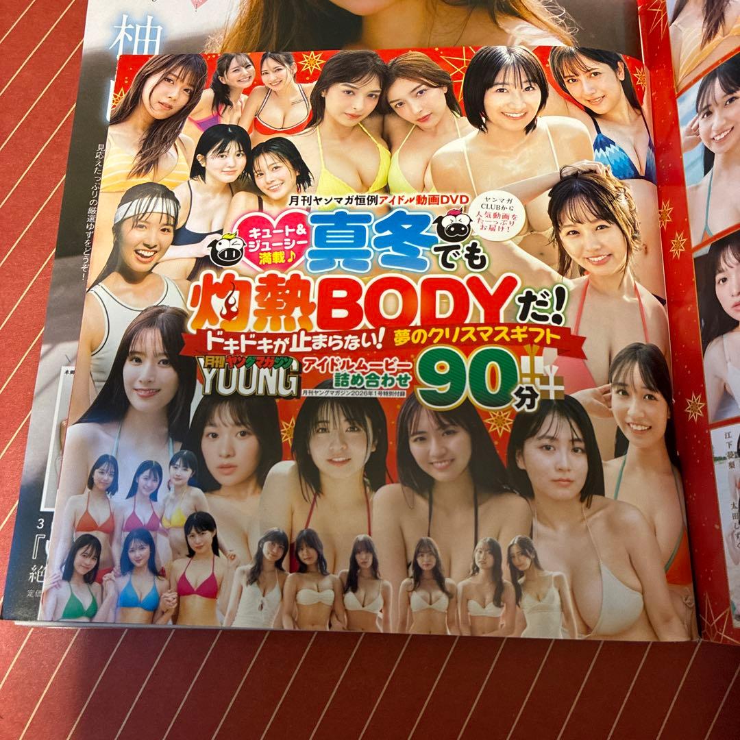 月刊ヤングマガジン　本郷柚巴　エリマリ姉妹　未開封　DVD 付録　溝端葵　まるぴ