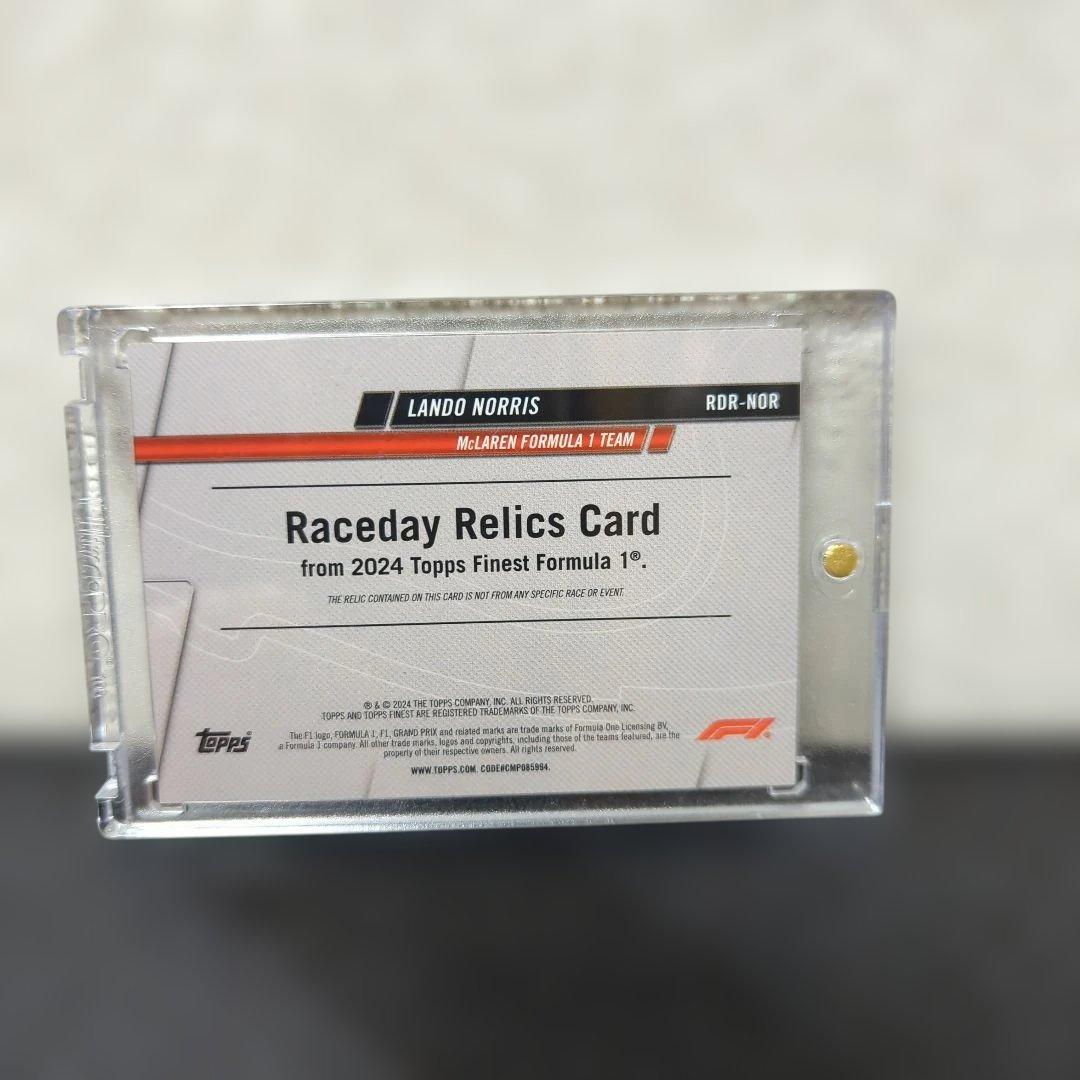 topps Ｆ１レリックカード　ランドノリス9９シリ