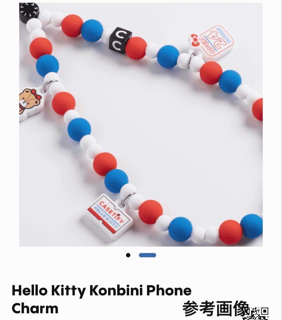 ❤︎*。CASETiFYハローキティコンビニ チャーム 50周年限定 チャーム