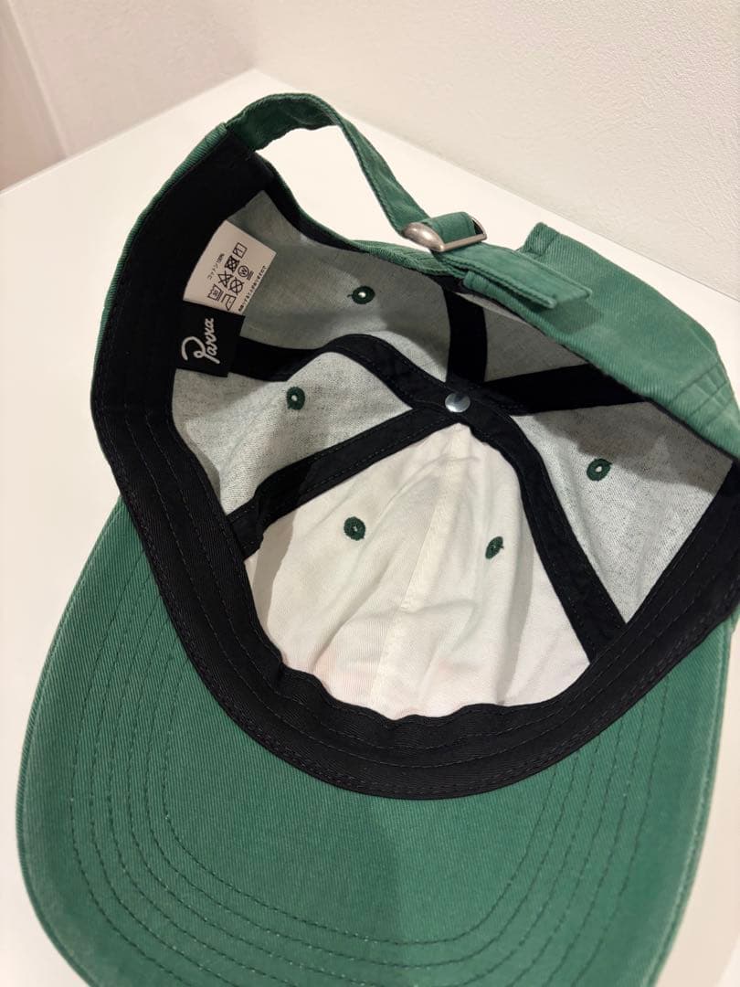 by Parra Scripted 6 panel hat グリーン　OVY