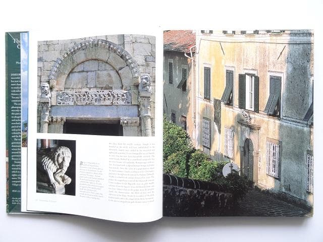 洋書◆イタリア トスカーナ地方の美しい町の写真集 本 建築 風景 景色 教会