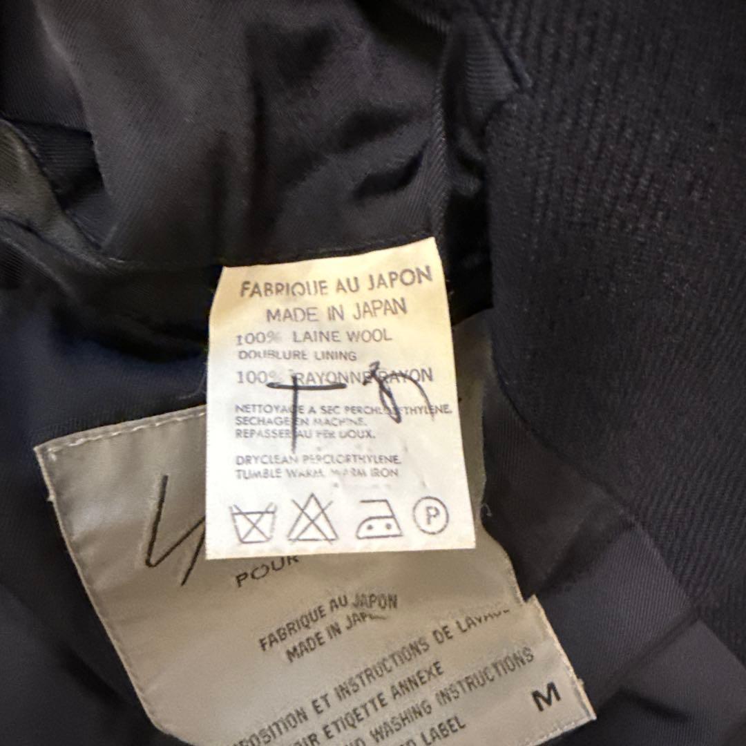 Yohji Yamamoto ダブルジャケット M ネイビー