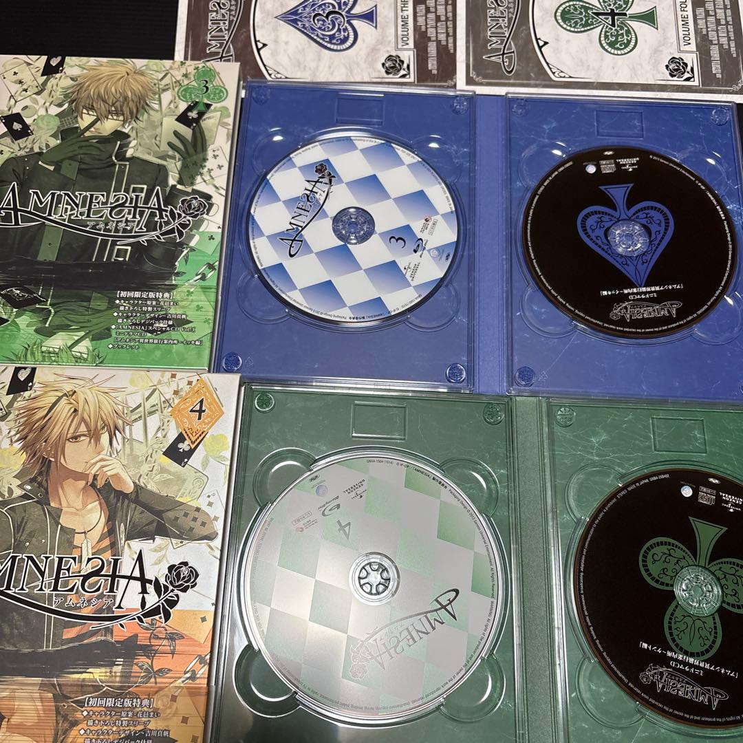 AMNESIA 全6巻 初回限定版 特典ディスク DVD 収納ボックス付き