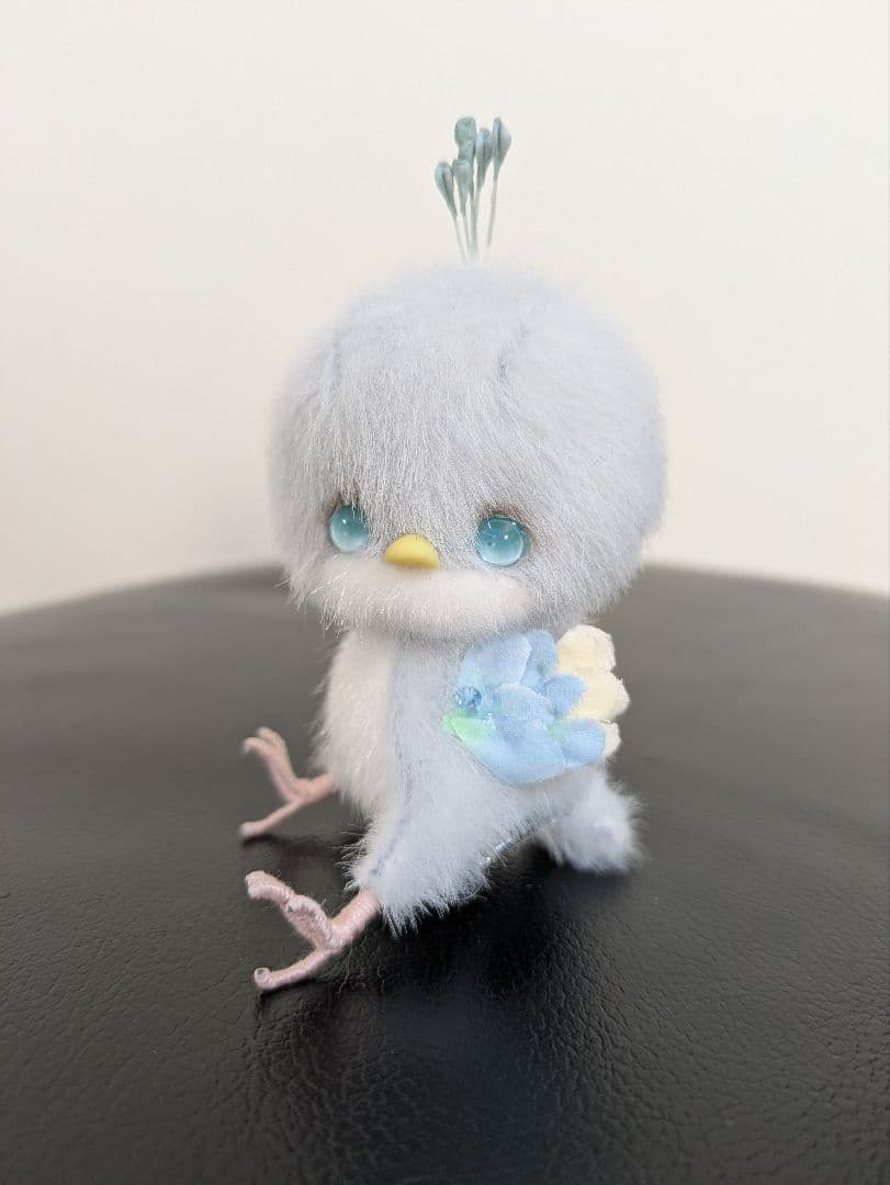 ハンドメイド* ぬいぐるみ*ことりさん*ライトブルー