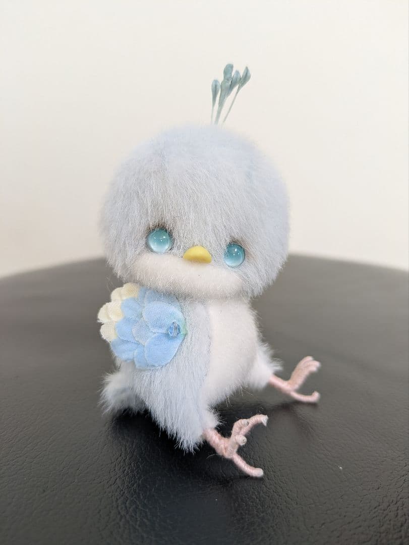ハンドメイド* ぬいぐるみ*ことりさん*ライトブルー