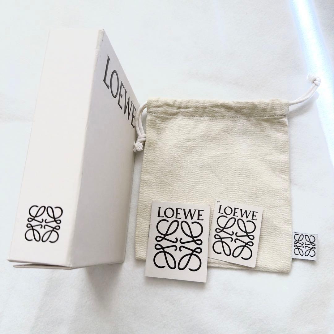 LOEWE ロエベ　財布　三つ折り財布　アナグラムトライフォールド　ブラック　黒