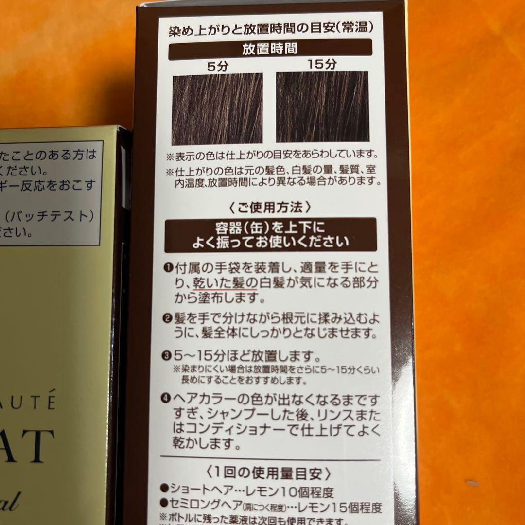ヘアボーテエクラエアカラーフォーム ダークブラウン　　80g 3本セット