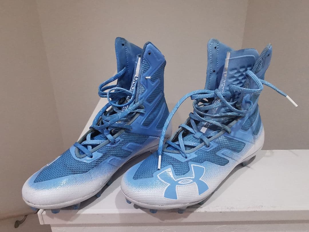 Under Armour アメリカンフットボール スパイク 青 28cm