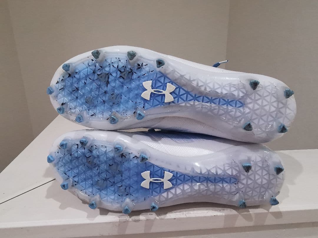 Under Armour アメリカンフットボール スパイク 青 28cm