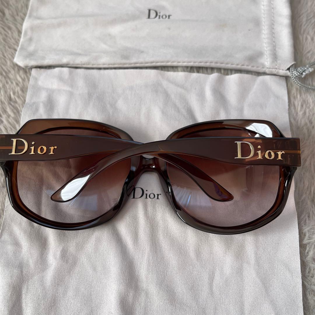 Dior ブラウン サングラス