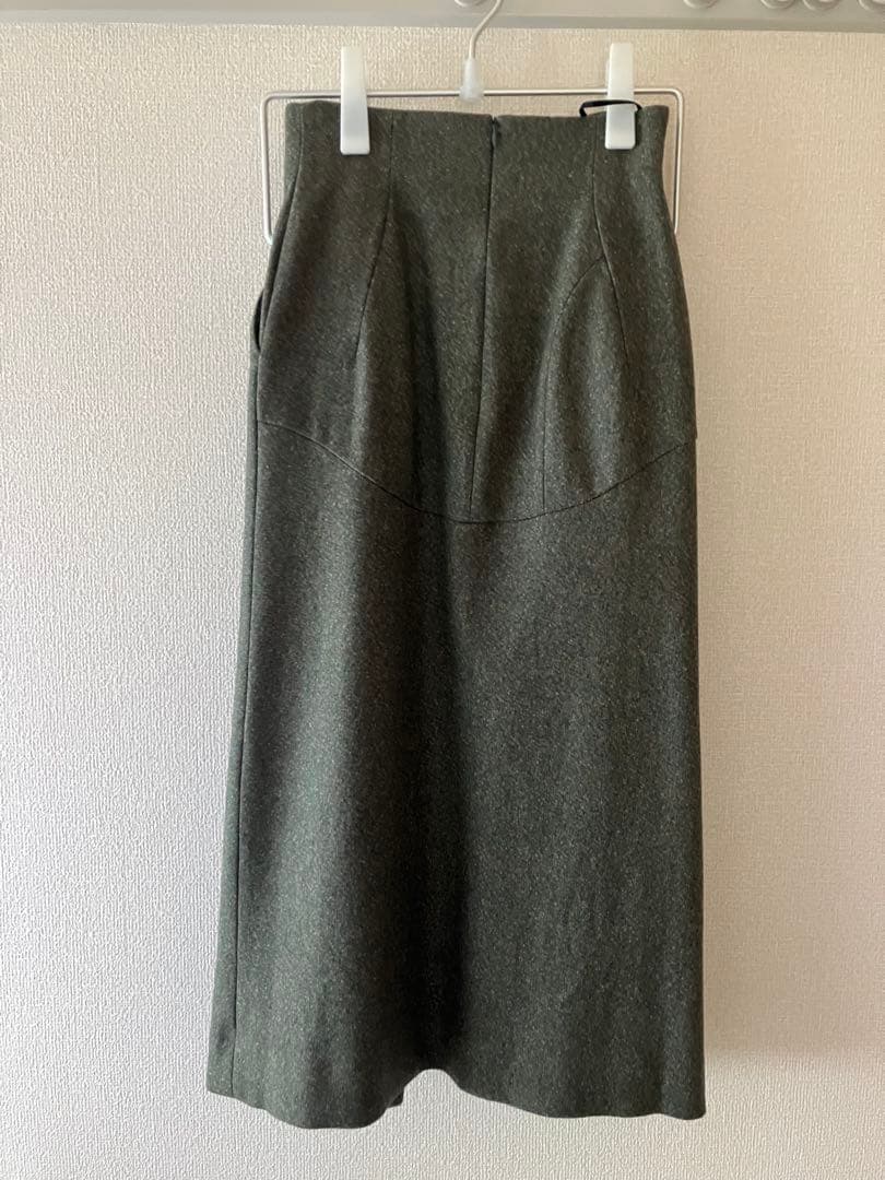 スカート Mame Kurogouchi Melange Flannel Skirt