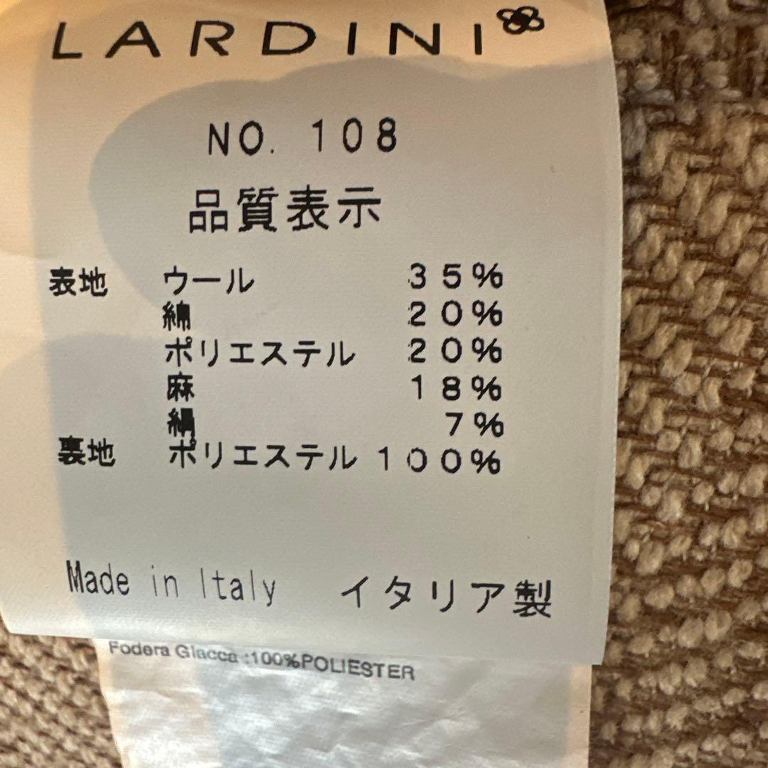 LARDINI ヘリンボーン テーラードジャケット46