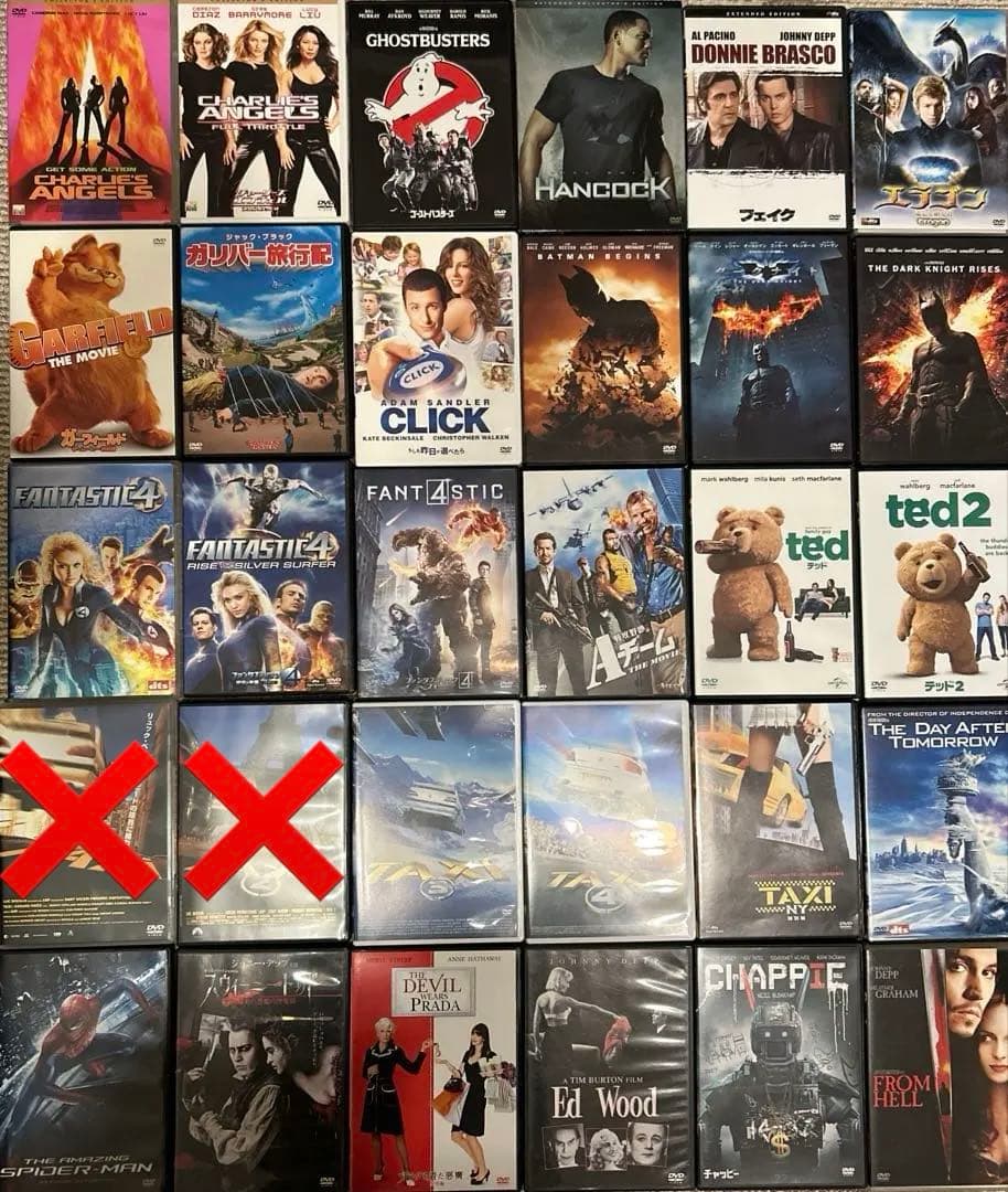 洋画　DVD 90本まとめ売り　バラ売り可