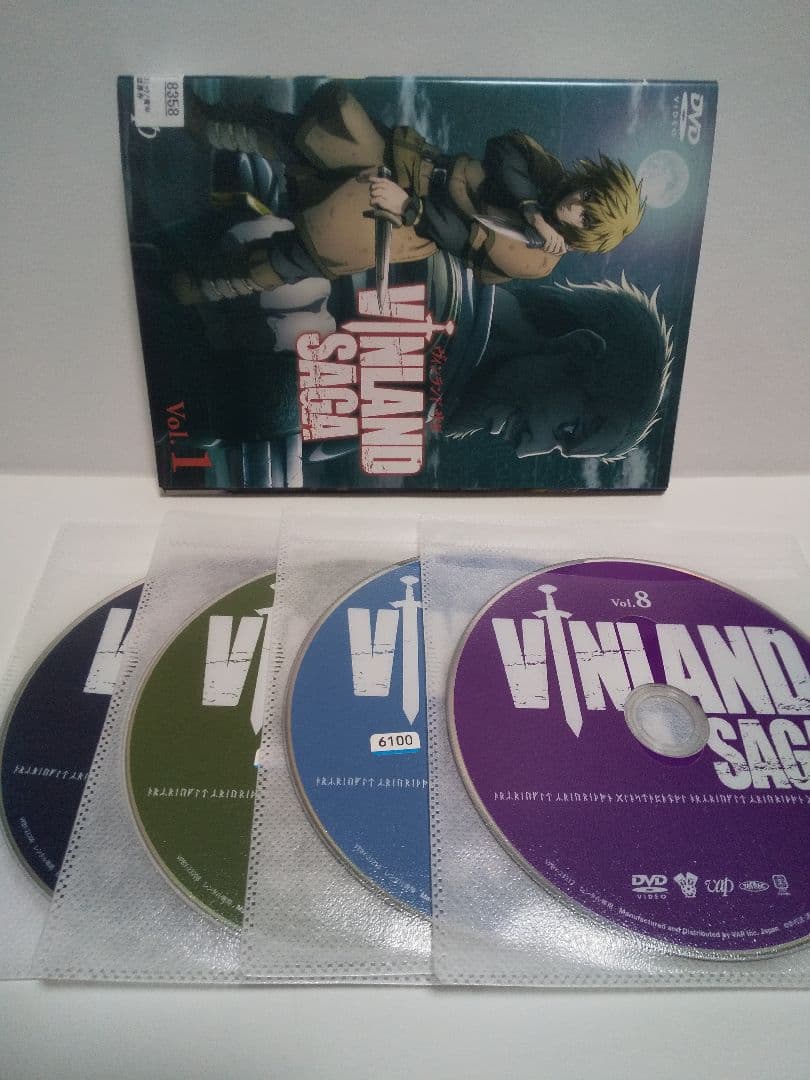 【レンタル落ち】アニメDVD ヴィンランドサガ １期２期 全巻セット【キズあり】