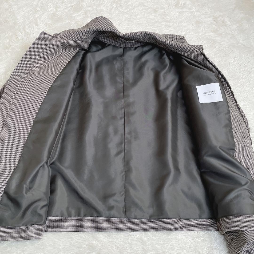 美品　STUDIOUS オーバースリーブ　セットアップ　　ブルゾン　スラックス