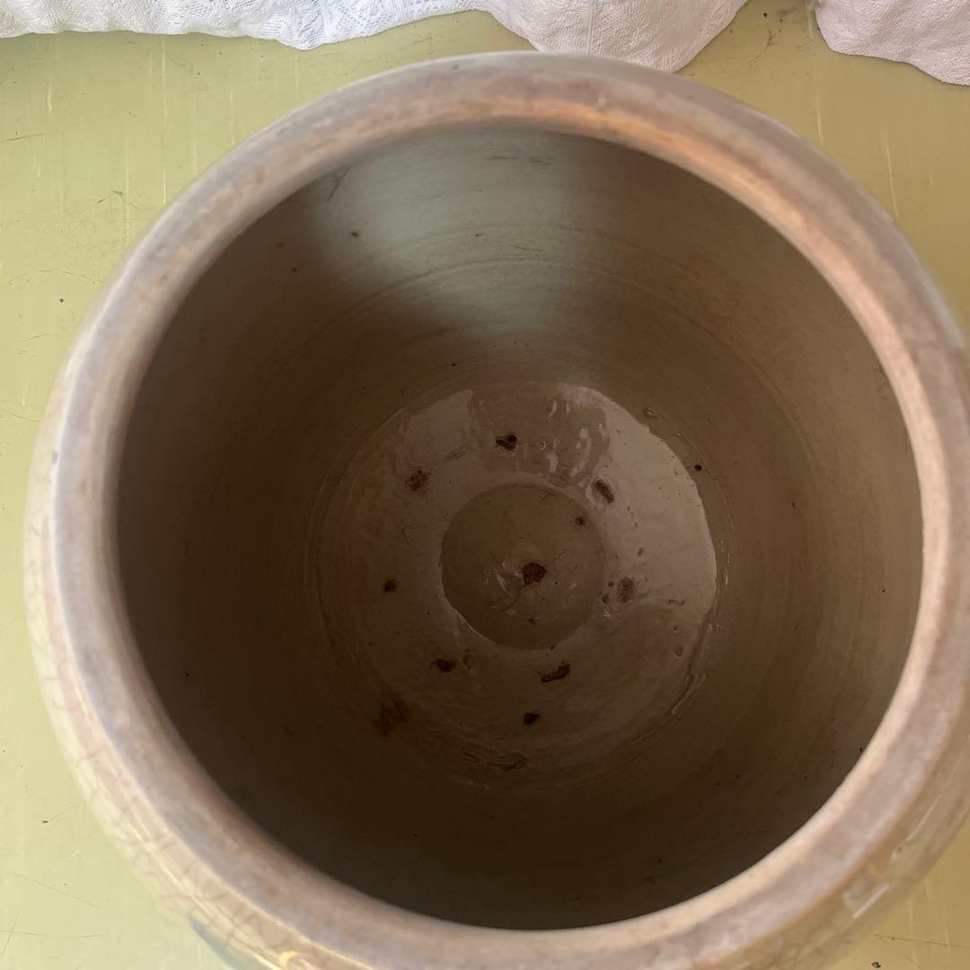 漬物容器　石見焼　漬物壺　梅干し　超大型