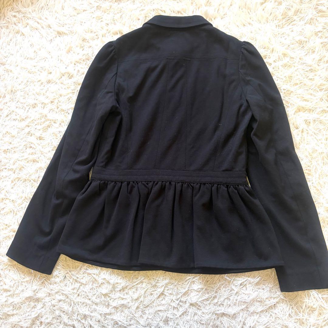 【美品】BURBERRY ノバチェック ショートコート ブラック 薄手 トレンチ