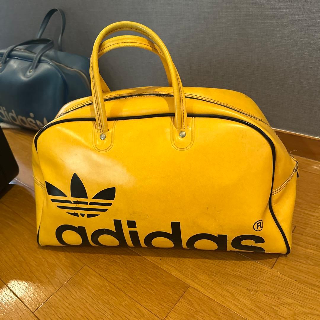 u*7様 adidas ボストンバッグ イエロー　ビンテージ