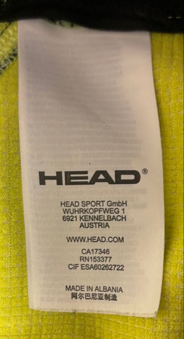 HEAD WCR レーシング ミドラー＆ベスト 152cm アルペン 日本未発売