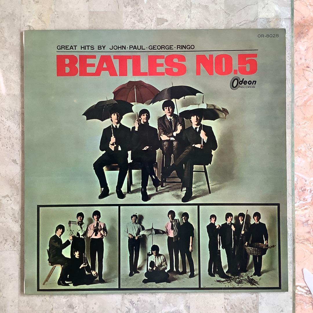 レア極美品! 1966年 オデオン赤盤 1700円盤 ビートルズ NO.5