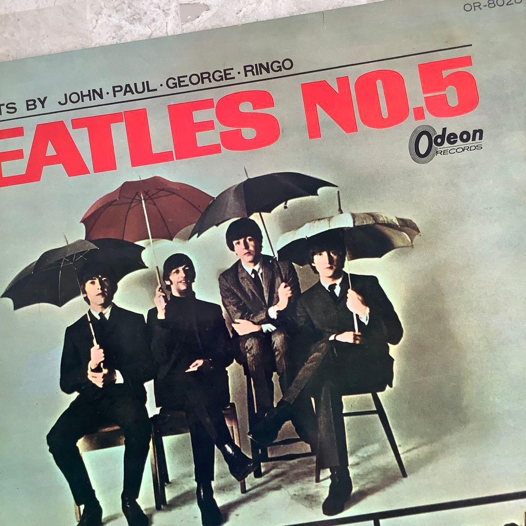 レア極美品! 1966年 オデオン赤盤 1700円盤 ビートルズ NO.5