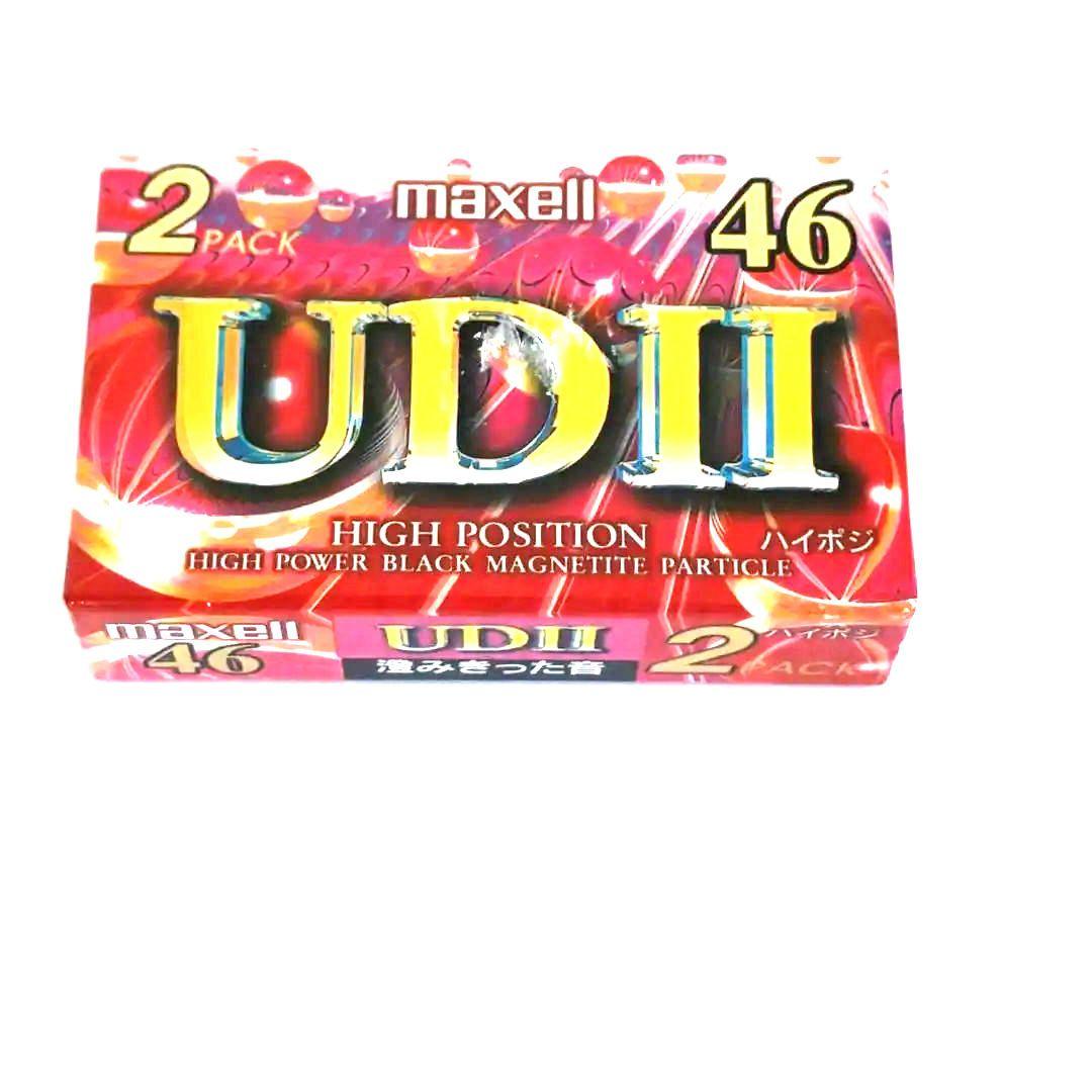 日立❇️マクセル❇️ハイポジ カセットテープ❇️UD II 46❇️2本入り