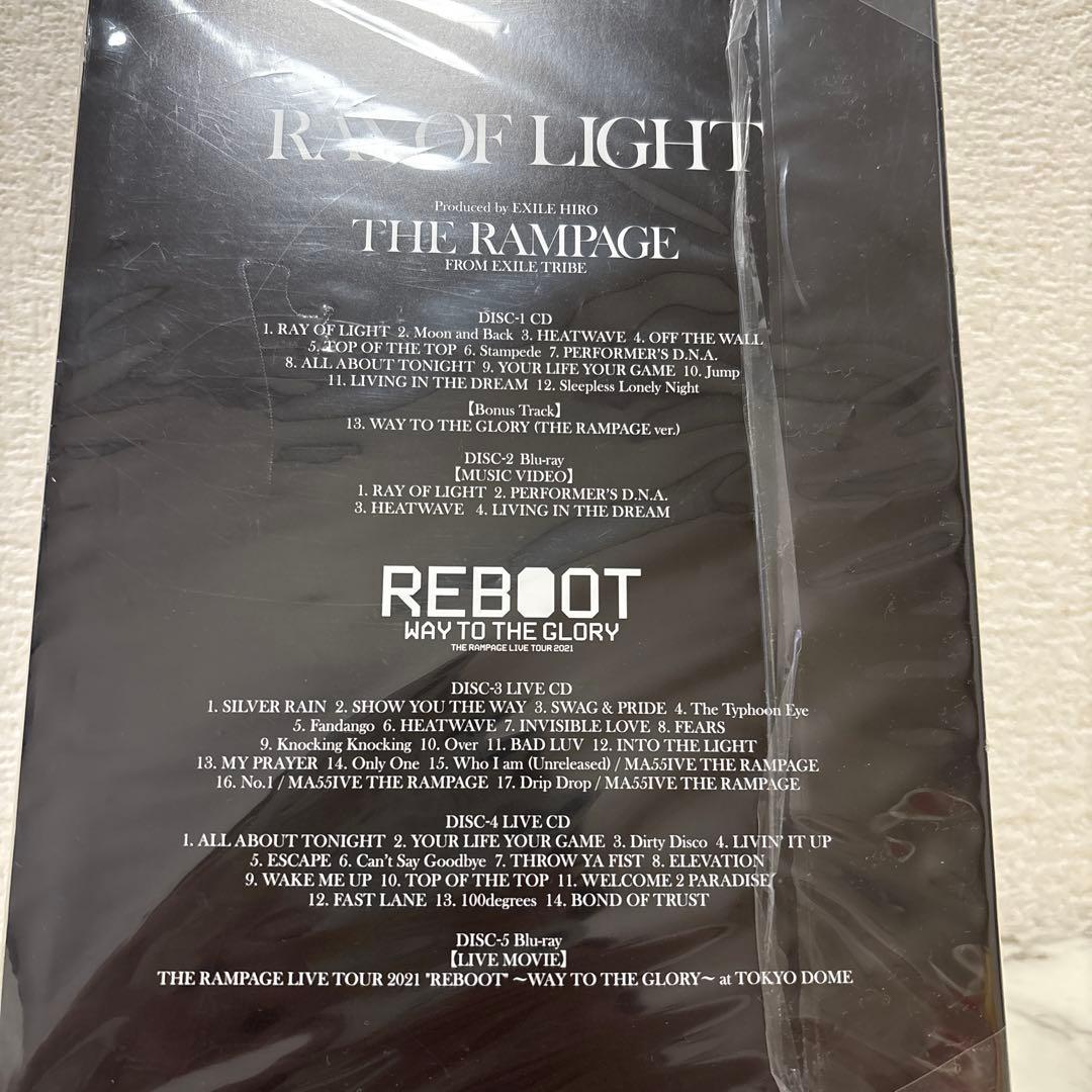 THE RAMPAGE RAY OF LIGHT アルバムBlue-ray