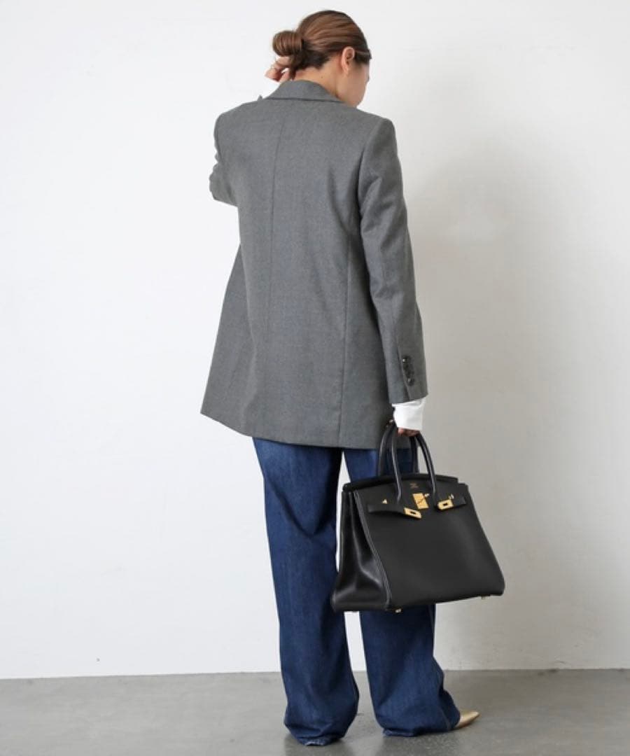 【定価9.8万円】Deuxieme Classeテーラードジャケット グレー