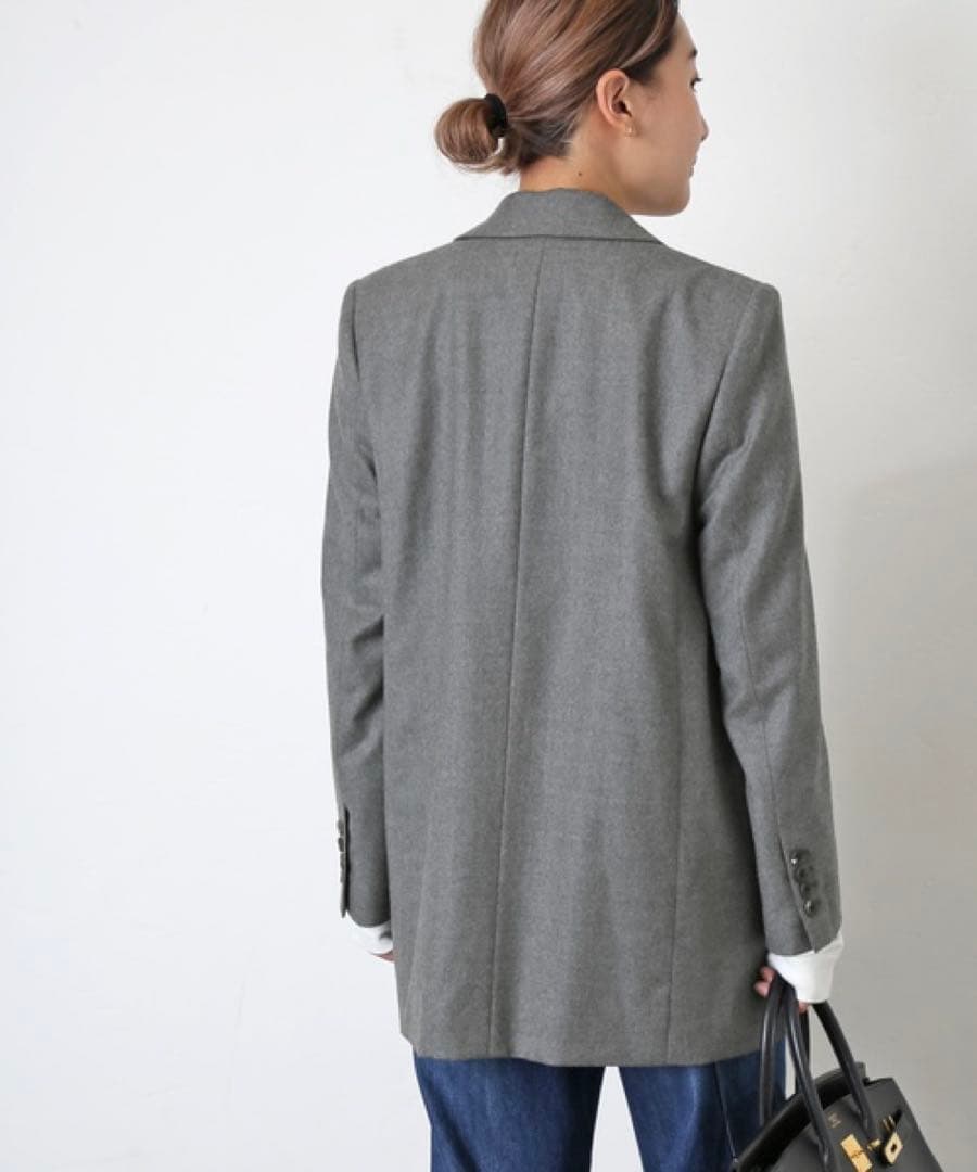 【定価9.8万円】Deuxieme Classeテーラードジャケット グレー