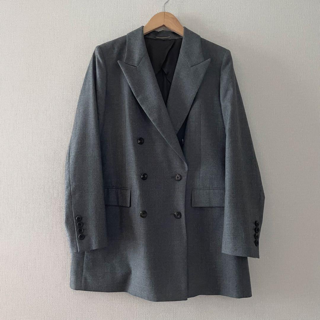 【定価9.8万円】Deuxieme Classeテーラードジャケット グレー