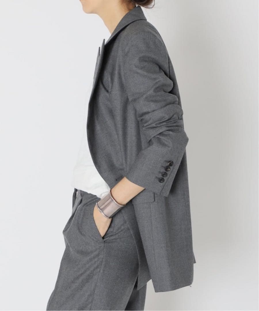 【定価9.8万円】Deuxieme Classeテーラードジャケット グレー