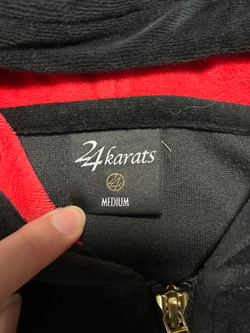 本日限定　24karats セットアップジャージ Mサイズ　ベロア